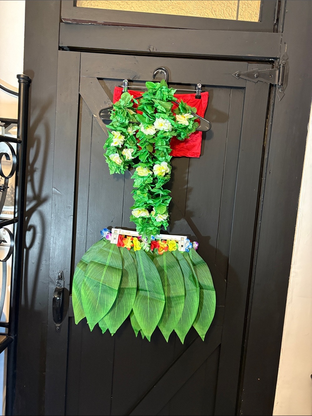 Adult or young adult Hawaiian Leaf Hula Costume Set - Green